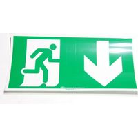 Legrand 061000 Warnschild für Baes – Notausgangstür unten