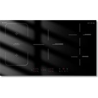 Karinear - Plaque à induction 5 feux, Table de cuisson encastrable 90 cm, FlexZone extensible à 39 cm, 7200W, Fonction Boost, Pause, Verrouillage sécurité, Commande tactile, Câblage fixe, 240V
