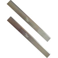 OMNIVOR - Jeu de 2 Fers de Dégauchisseuse / Raboteuse 260 × 20 × 2,5 mm - Acier HSS