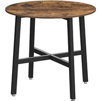 Dekoracja-domu Mesa de Cocina Redonda Negra 80 cm