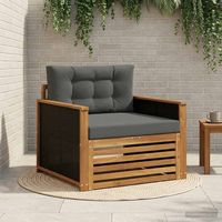 vidaXL Outdoor Middle Sofa Natural