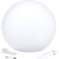 30cm Polyethylene LED Solar Light Ball - LUMISKY - Multicolor - Outdoor