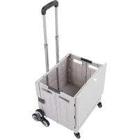 Chariot utilitaire pliable multifonctionnel, haute capacité de transport, caisse roulante portative pliante