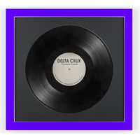 K-Möbel Cadre Vinyle Violet 40x40cm pour Disque Vinyle Bois Massif