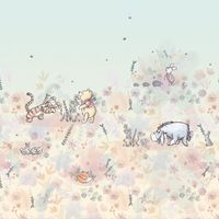 papier peint panoramique Winnie l'ourson multicolore - Komar