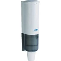 Dispenser a tubo distributore porta bicchieri a parete nofer art. 10010