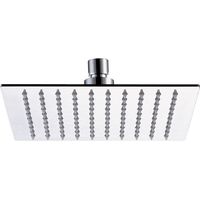 Soffione doccia ultra piatto quadrato in acciaio inox diam.40cm