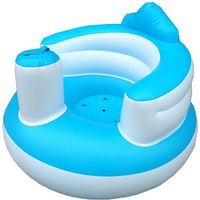 Inflatable Baby Chair Portable Kids Sofa Training Seat Pushchair for Feeding Shower Play Beach PVC B