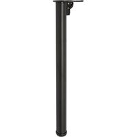 Pieds de table pliables - Ø 50 mm - hauteur 710 - finition nickelé satiné - SYNERCIA