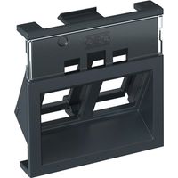 OBO Bettermann Keystone-Träger Ausführung A45 RAL7016 45x45x20 Polycarbonat/Acrylnitril-Butadien-Styrol anthrazi..., 6121086