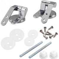 1 Pc Pièces En Alliage De Zinc Remplacement Siège Toilette Charnières Fixations Raccords avec Vis ABATTANT WC - REHAUSSEUR WC