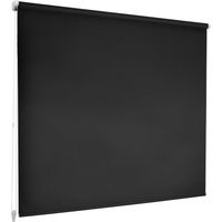 Sichtschutzrollo Daylight Color Schwarz 110 x 150 cm