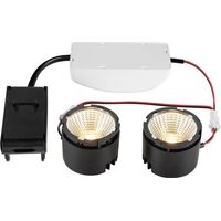 Module LED double NEW TRIA® 155 3000 K 38° PHASE noir - SLV - 1008006