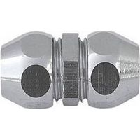 RACCORD DROIT DOUBLE AVEC ÉCROUS CONIQUES CHROMÉS Dimensions : 3/8 x 3/8 Diam. 12
