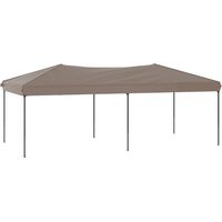 Tente de réception pliable, Pavillon, Pergola, Tente de jardin, Taupe 3x6 m OIB7160E