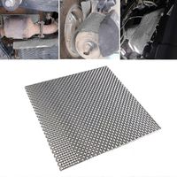 Hitzeschild aus geprägtem Aluminium, Spritzwand, Bodenwanne, Kraftstofftank, 300 mm x 500 mm silberner Aluminium-Turboladerkrümmer ()