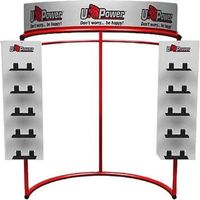 ESPOSITORE DA TERRA PER ABBIGLIAMENTO/SCARPE VUOTO 'U-IRON' UPOWER 116x75x160h cm