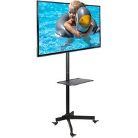 Support TV à roulettes réglable FALCO22 – Pour écrans 19 à 37 pouces – Charge max 20 kg – Inclinaison -12° – Acier robuste – Ergosolid