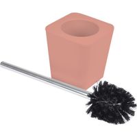 Brosse WC Soft Touch "Vitamine" 39cm Corail