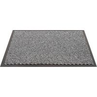 Tapis d'entrée intérieur antidérapant ALCAZAR 40x60cm Gris