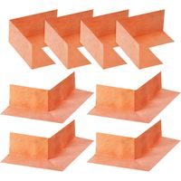 Couverture d'angle de douche étanche 8 pièces sourcing map, angle intérieur sans joint, extérieur en