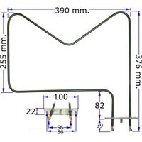 RESISTENZA INFERIORE BASE FORNO 1200 WATT NARDI 39CM