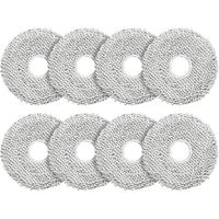 8 Stück Wischtücher Ersatzteile für Ecovacs Deebot T50 Omni/T50 Pro Omni/T50 Max Pro/T30 Omni/T30 Pro Omni/T20 Omni/T30S/T30C Pro Omni Roboter Staubsauger, Spin Reinigungspads Ersatzzubehör Set