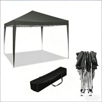 CAIziGazebo pop-up moderne pour fêtes avec sac de transport, gazebo portable pour extérieur (gazebo uniquement)