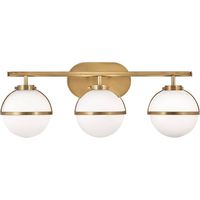 Elstead Hinkley Hollis Badezimmer-Wandleuchte Heritage Messing, IP44