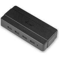 i-tec U3HUB445 hub & concentrateur USB 3.2 Gen 1 (3.1 Gen 1) Type-B 5000 Mbit/s Noir