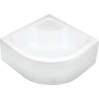 Deante plato de ducha semicircular blanco 80x80 cm