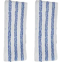 Lot de 2 chiffons en microfibre pour nettoyeur vapeur Polti Vaporetto, Vaporflexi Brush, Vaporetto Pro, Classic, Eco Pro 3.0, Vaporetto Eco Pro 3000, Edition, Evolution