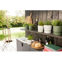 Vaso Elho GREENVILLE ROUND 14 White – Eleganza e Purezza per il Tuo Spazio - Colore: Nero