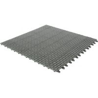 Set da 30 Piastrelle in Plastica Flessibili Drenanti 55,5 x 55,5 cm da Esterno Giardino 9,2 m2 colore: Grigio
