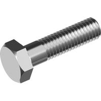 Reidl DIN 931 Sechskantschraube mit Schaft M 27 x 120 A2 blank