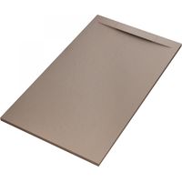 Piatto doccia mineralmarmo effetto pietra moka venice, dimensioni 80x200