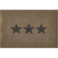 Andiamo Fußmatte Stars Kokos hellgrau, 40 x 60 cm Matten Fußmatten Schmutzmatte