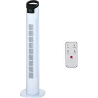 Ventilateur tour télécommande 5m oscillation 70° 3 fonctions 3 vitesses Nero