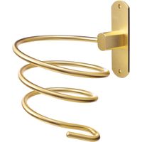 Wandmontierter Haartrocknerhalter für Badezimmer und Haarpflegegeräte (gold)