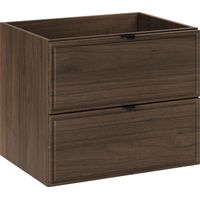 Waschtischunterschrank 60cm Elias mit 2 Schubladen, Holzoptik