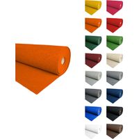 IBEROGARDEN Moqueta Ferial Naranja 300 gr Ideal para stands, ferias y exposiciones 2x60 metros