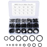 200 Stück O-Ringe, 15 Größen aus Gummi, O-Ring für die Abdichtung von Sanitärrohren