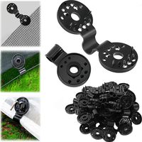 100pcs Clip de Fixation Robuste Pratique Pour Brise Vue Tissu Pare-soleil en Serre