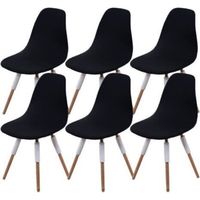 Housse de Chaise scandinave Extensible Housses Chaise de Salle à Manger scandinave 6 pièces Couvre Chaise scandinave pour Salon