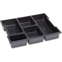 FP – Casier de rangement pour petites pièces 5 bacs – Plastique embouti – Compatible L-BOXX 102 – Rangement organisé d'accessoires - 6000002303