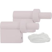 Lot 2 supports bois et drisse MOBOIS Ensemble boreal - rose - 1024369