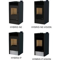 Bronpi – Poêle à granulés hybride 10 kW – Double combustion – Rendement 91% – Autonomie jusqu'à 15h – Système OASYS pour combustion optimale