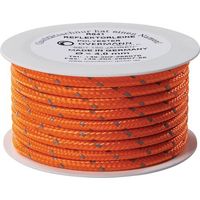Reflektorschnur Safety Reflector L.100m D.6mm PES orange OVERMANN