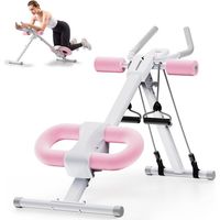 MERACH Ab Machine, Ab Workout Equipment, Adjustable Ab Trainer Machine for Abs Workout at Home Gym, Foldable, Knee Protection, Abdominal Trainer