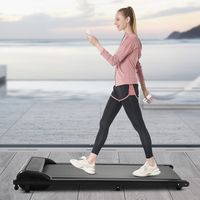 Zusammenklappbares 2-in-1-Laufband für zu Hause, zusammenklappbares Laufband mit Bluetooth-Lautsprecher, Handyhalterung und Fernbedienung, geräuscharm und knieschonend